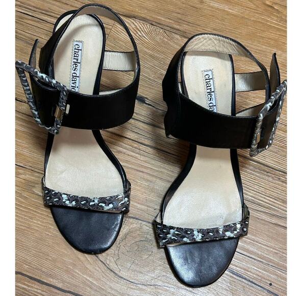 Preloved- Charles David- heeled sandal - 6.5 - Picture 1 of 6